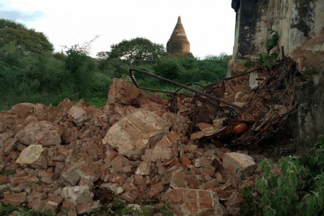 Massive earthquake in Myanmar kills three damages 60 pagodas