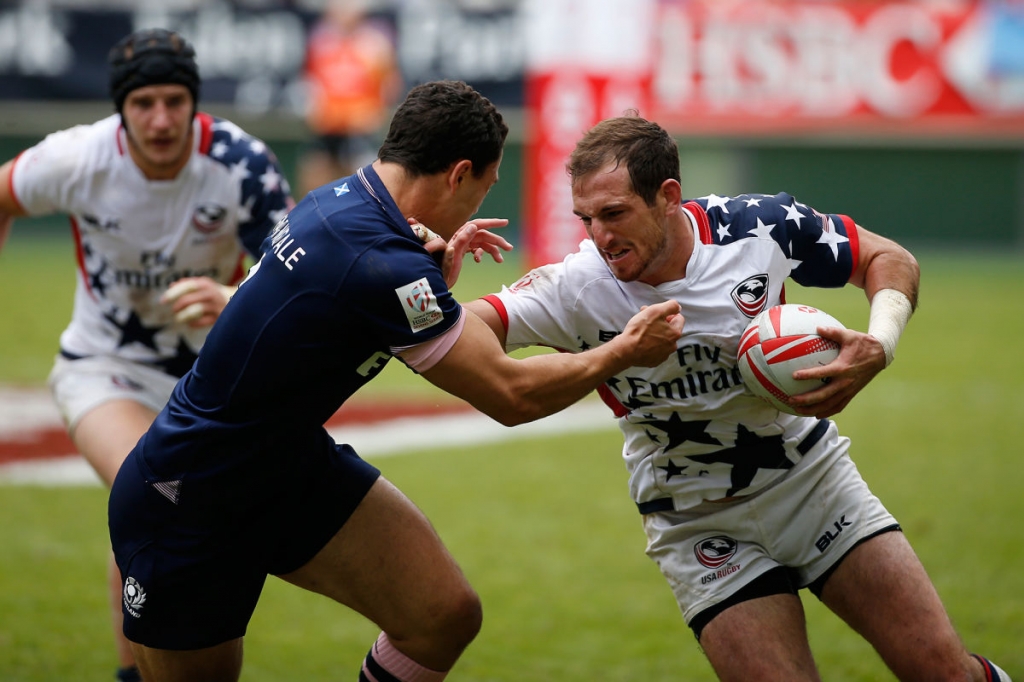 Zack Test at right a player on the U.S. Olympic sevens team will help the Eagles defend a championship dating back to 1924 the last time rugby was featured as an Olympic sport