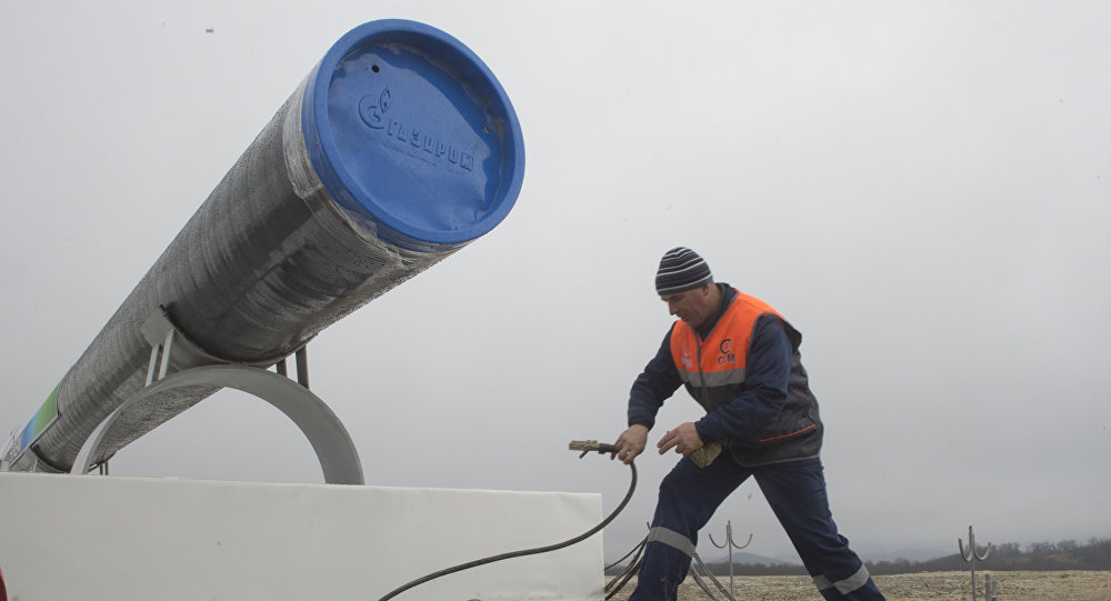 Preparations for the ceremony launching the construction of South Stream pipeline