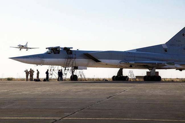 Russian warplanes take off from Iran to target IS in Syria