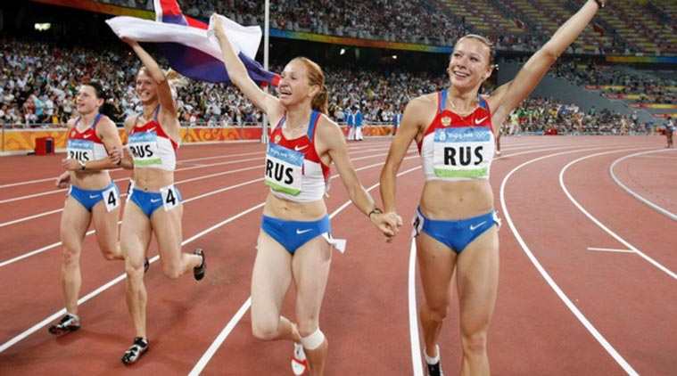 Russia olympics olympics Russia Russia doping Russia doping ban Russia relay team ban Russia relay team doping Yulia Chermoshanskaya Sports