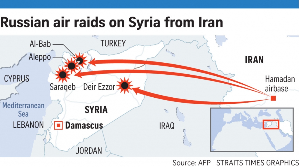 Russian Planes Conduct More Syria Airstrikes From Iran