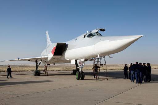 Russia uses Iran as base to bomb Syrian militants for first time