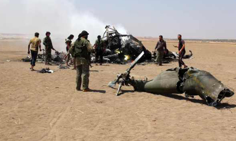 Russian helicopter shot down in Syria