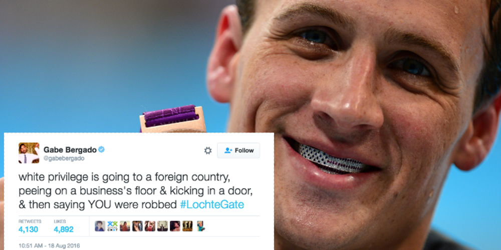 Will'White Male Privilege fail Ryan Lochte this time? 2016 images