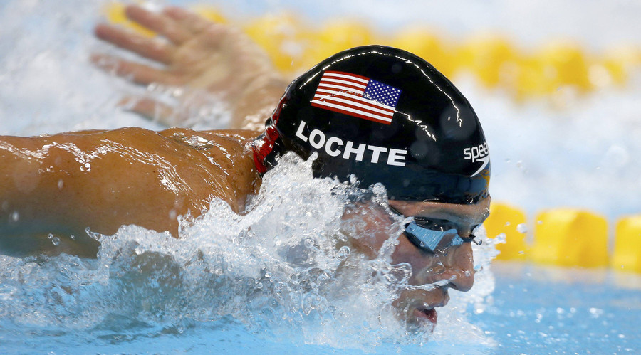 Ryan Lochte of USA Michael Dalder