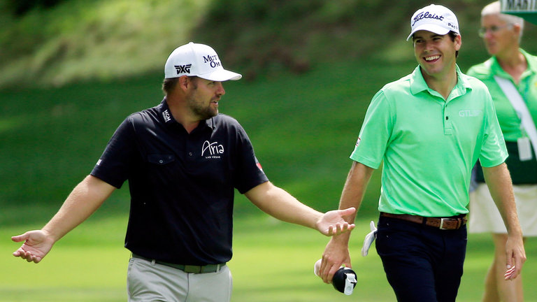 Ryan Moore and Ben Martin were part of the final group on Sunday