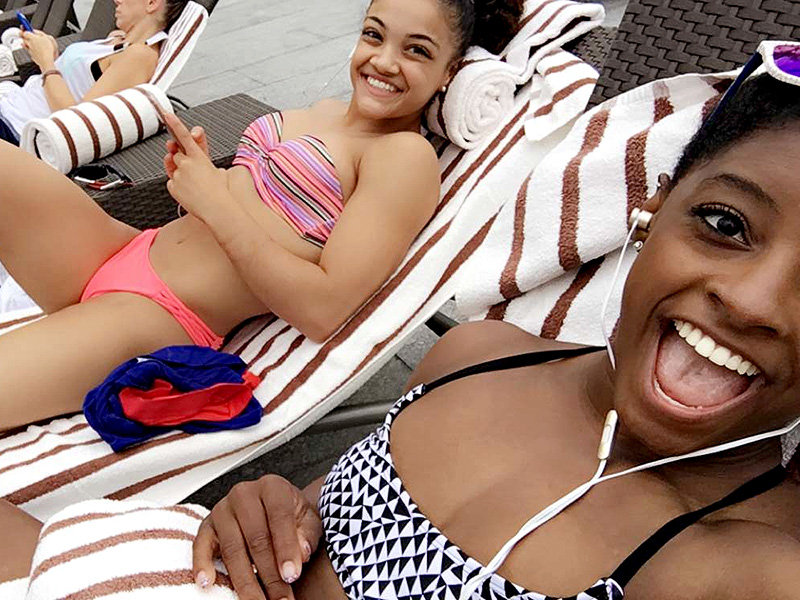 SIMONE BILES  SNAPCHAT