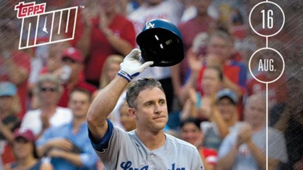 Limited time only Topps selling baseball card of Chase Utley's grand Philly return