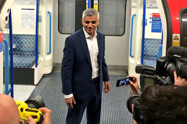 Sadiq Khan rides the first ever Night Tube