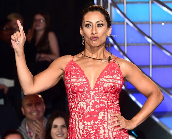 Saira Khan leaving the Celebrity Big Brother house