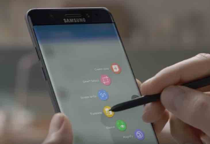 Galaxy Note 7 Stylus shortcomings