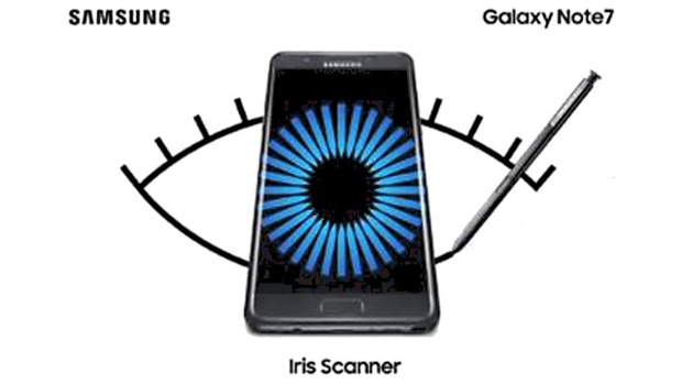 Samsung Galaxy Note 7 Iris Scanner