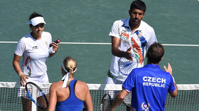 Sania Mirza and Rohan Bopanna went down 6-1 7-5 in the bronze medal match