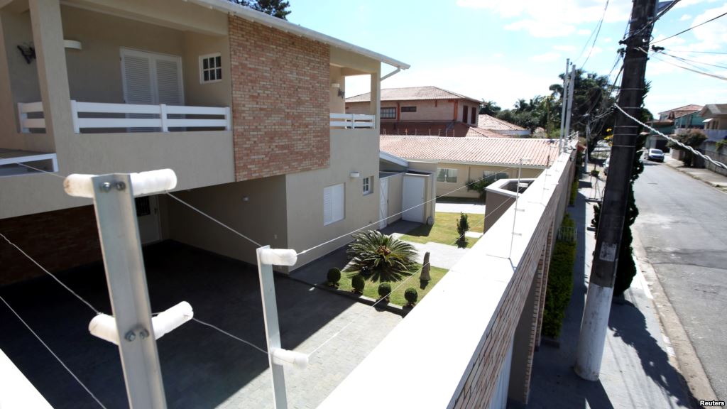 A general view is seen of the house of Aparecida Schunck the mother of Formula One chief Bernie Ecclestone's wife Fabiana Flosi who was kidnapped in Sao Paulo according to reports in a leading Brazilian news magazine Brazil