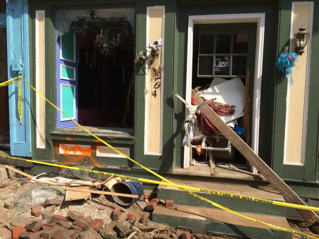 Scenes from the clean-up of Ellicott City after flash floods on July 30 ravaged the city's historic Main Street