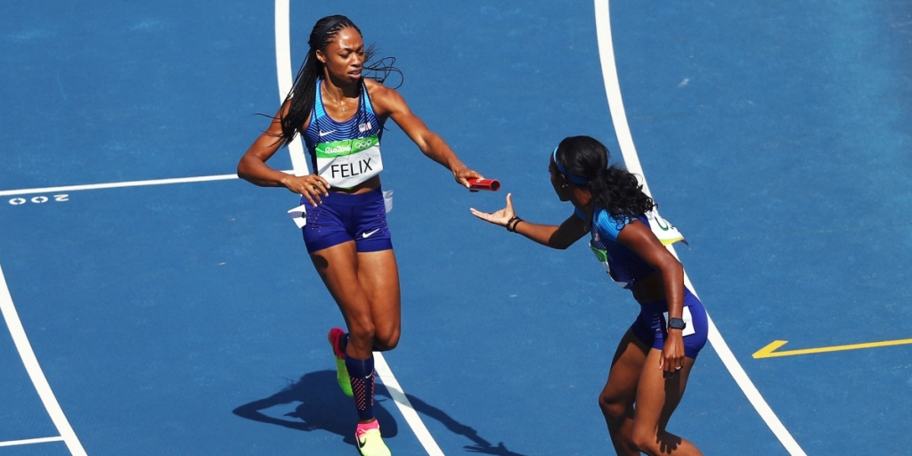 Watch: The US Women's 4x100 Relay Track Team Just Won Their Petition Over a Brazilian Sprinter Elbowing Allyson