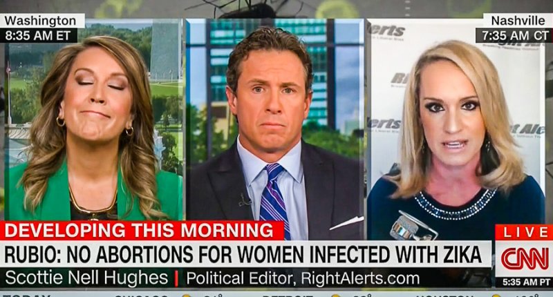 Maria Cardona Chris Cuomo and Scottie Nell Hughes