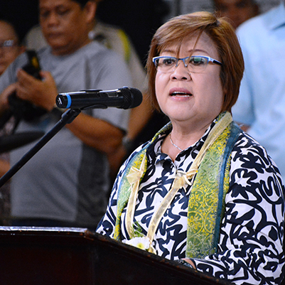 Senator Leila de Lima