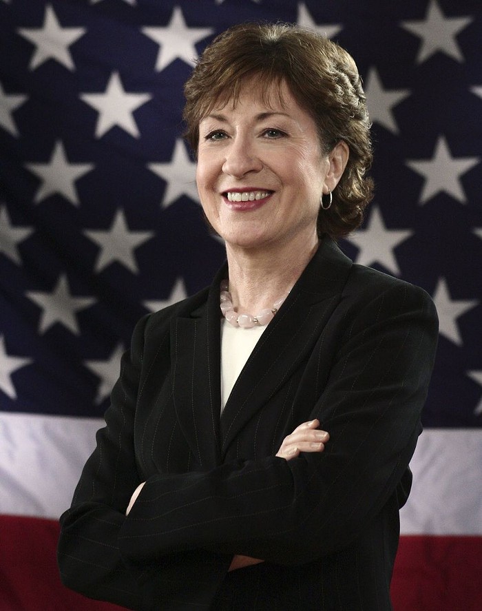 Senator Susan Collins from the great state of Maine