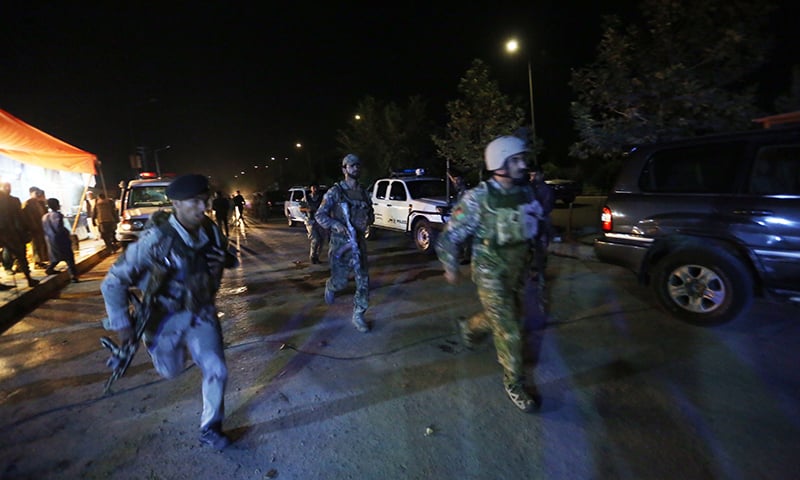 American University of Afghanistan in Kabul under attack