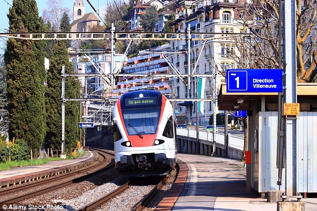 Seven people have been injured after a man attacked passengers on a train in Switzerland with'fire and a knife