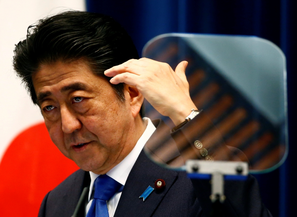 Shinzo Abe’s cabinet has approved a stimulus package valued at 28.1 trillion yen Thomas Peter  Reuters