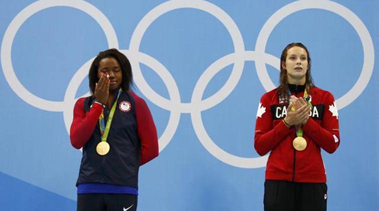 Simone Manuel Simone Manuel swimming Simone Manuel african american medalist Simone Manuel Penny Oleksiak, Penny Oleksiak Rio 2016 Olympics Rio 2016 Rio Olympics