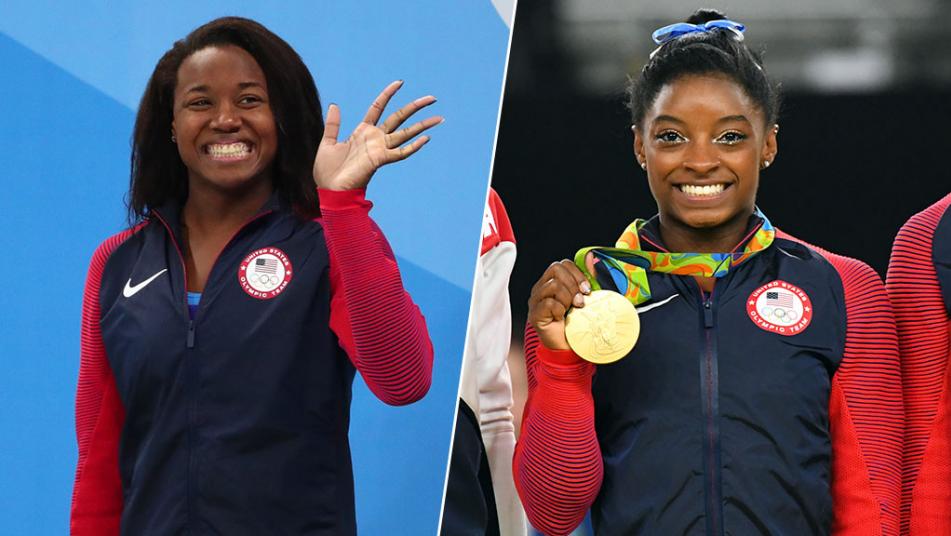 Simone Biles and Simone Manuel