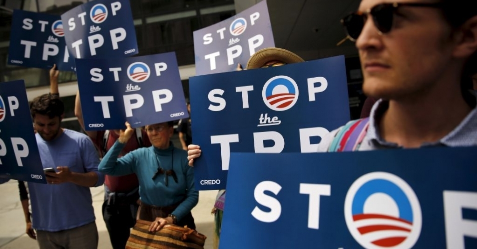 Despite widespread opposition to the Trans Pacific Partnership on Tuesday U.S. President Barack Obama declared'Right now I'm president and I'm for