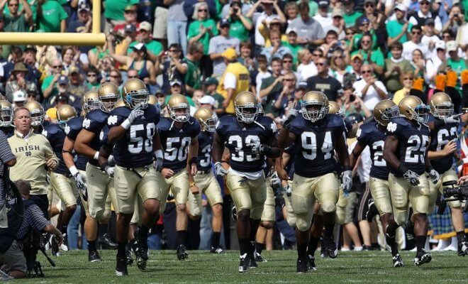 5 Notre Dame football players arrested on drug, gun charges