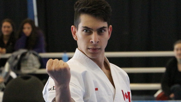 Khyber Barnett 17 is ranked No. 1 in Canada and eight in the world in his junior division. He was thrilled to learn that karate will be included as a sport in the 2020 Olympics in Tokyo