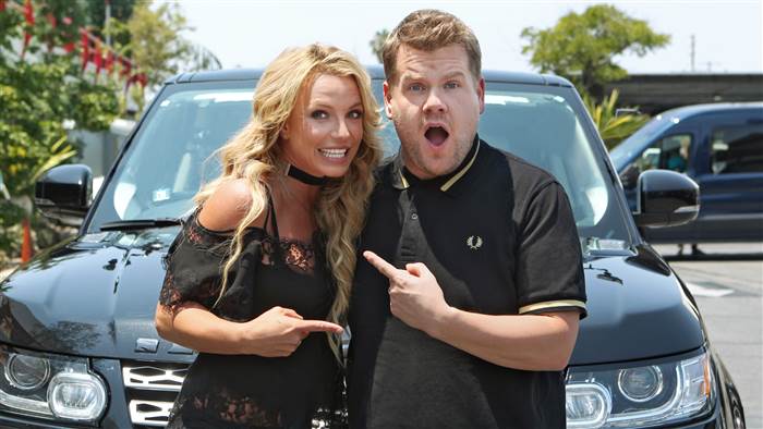 Sonja Flemming  CBS  	 Britney Spears joins James Corden for Carpool Karaoke on'The Late Late Show