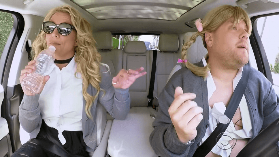 Britney Spears Joins James Corden For Epic Carpool Karaoke