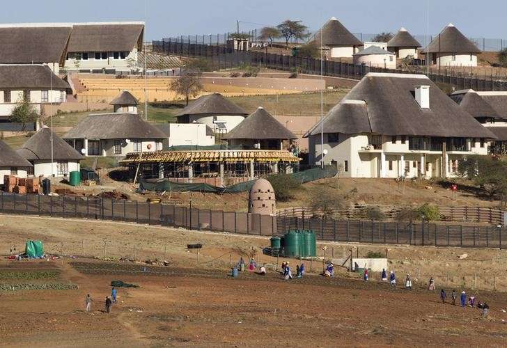 A general view of the Nkandla home of South Africa's President Jacob Zuma in Nkandla is seen in this file