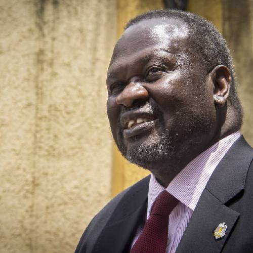 31 2015. South Sudan's rebel leader Riek Machar. Sudan's rebel leader Machar has fled the country a spokesman for his party said Thursday Aug. 18. 2016. The former First Vice President Riek