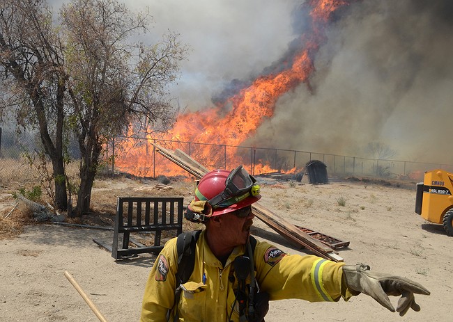 CA Firefighters Battle Wildfires Including 1 Attributed to an Arsonist