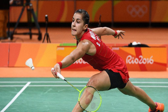 Spain's Carolina Marin won the Olympic badminton gold on Friday by beating P.V. Sindhu of India