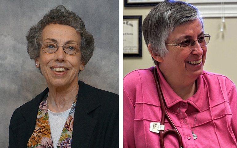 Sr. Margaret Held 68 and Sr. Paula Merrill 68 are