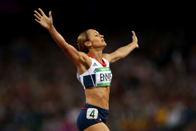 Stephen Pond  PA Archive
Jessica Ennis Hill celebrates winning the heptathlon in 2012