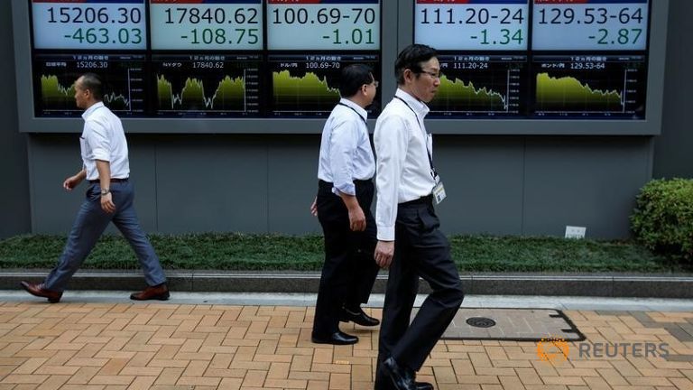 BoE rate call looms, Asian shares firm as oil rebounds for now