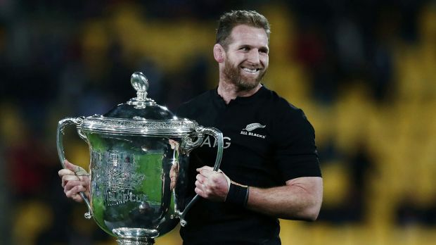 Still got the silverware Kieran Read with the Bledisloe Cup