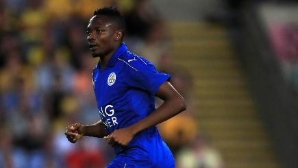 New signing Ahmed Musa scored twice for Leicester in their 4-2 defeat to Barcelona