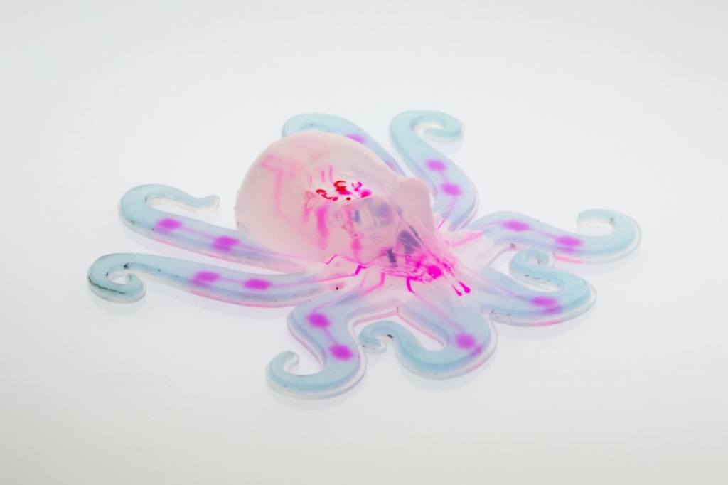 The 'Octobot' Is a Soft, Chemical-Powered Robot With a Fluid Circuit Board