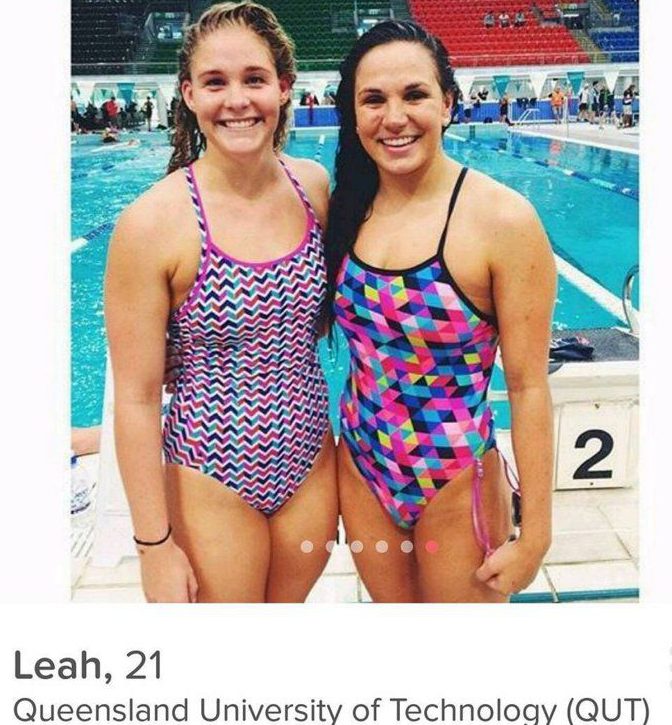 Desperate to date an Olympic athlete? Rio competitors that are using dating app Tinder to find love The four aussies spotted are- Cyclist Kaarle Mc Culloch Swimmer Madeline Grove Tennis Thanasi Kokkinakis Swimmer Leah Neale Cyclist Sam Welsford Water Polo