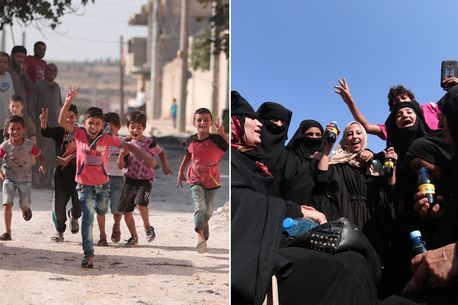 Manbij Men Women Celebrated Freedom With Shaved Unveiled Faces