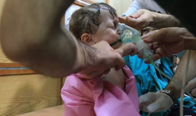 Syria Suspected Chlorine Gas Attack In Aleppo