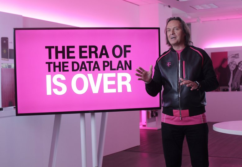 T-Mobile CEO John Legere says unlimited data is the most common request from customers