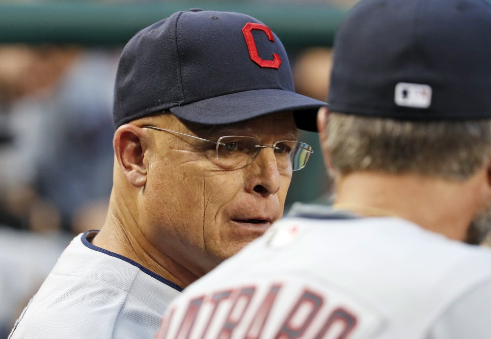 Brad Mills the bench coach for the Cleveland Indians took over as manager Tuesday night when Terry Francona complained of chest pains before the game. Francona did not visit a hospital