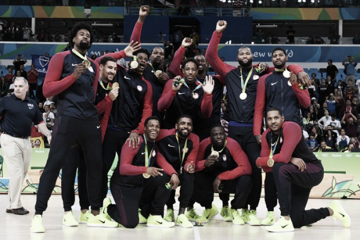 Rio 2016 USA dominates Serbia in men's basksetball to win gold medal